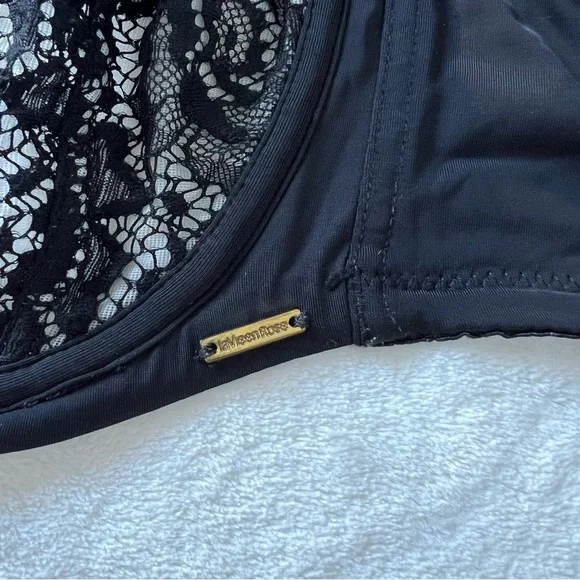 La Vie en Rose Unlined Lace and Mesh Bra 38DD - Picture 5 of 8